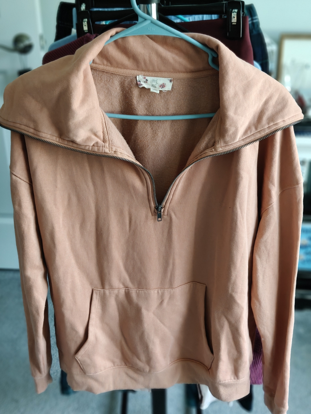 Hippie Rose Dusty Peach Pullover